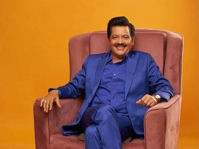 Udit Narayan Sitting On Chair