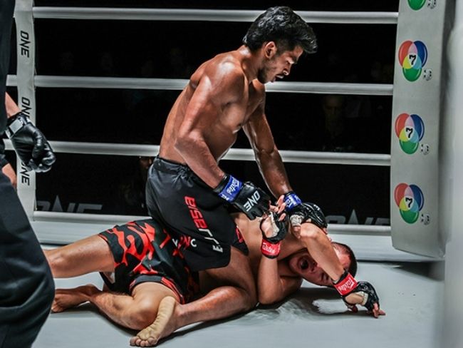 Rabindra Dhant MMA fight