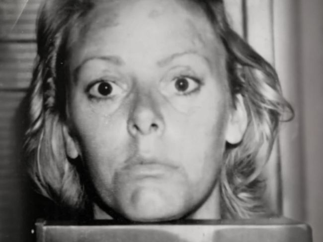 Black and White photo of Aileen Wuornos